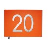 Livre d'or orange - 20 ans - Anniversaire, souvenirs - Paysage - Couverture mate, lettres chromées -100 pages - Qualité premium